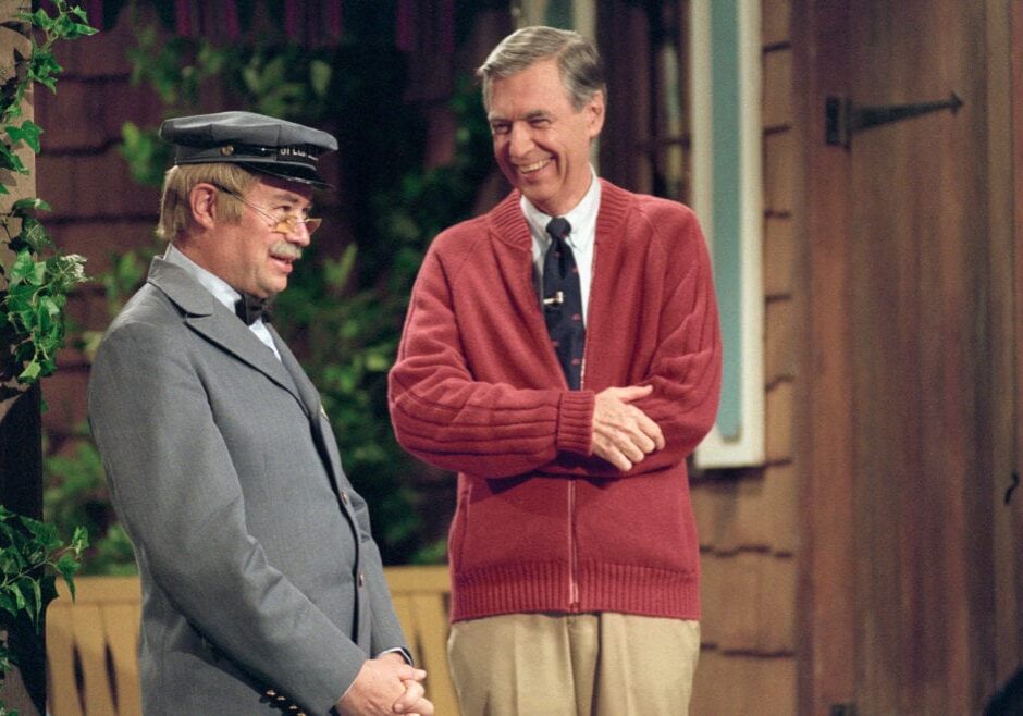 Fred Rogers and David Newell