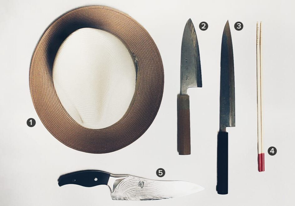 five items from chef carlos falcon