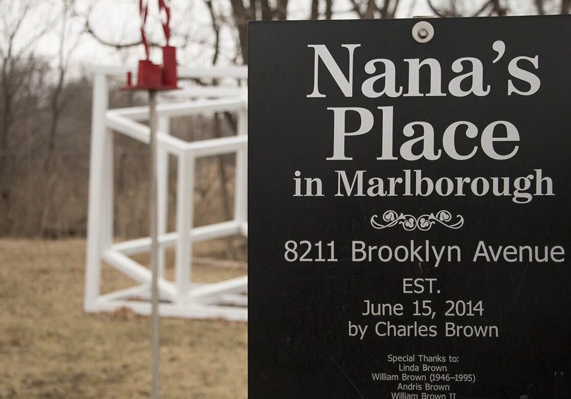 sign for nana's place pocket park