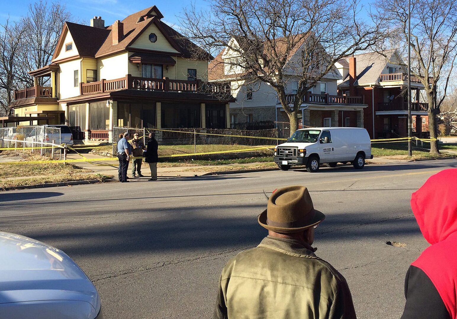 Kansas City police investigate a homicide in late 2015
