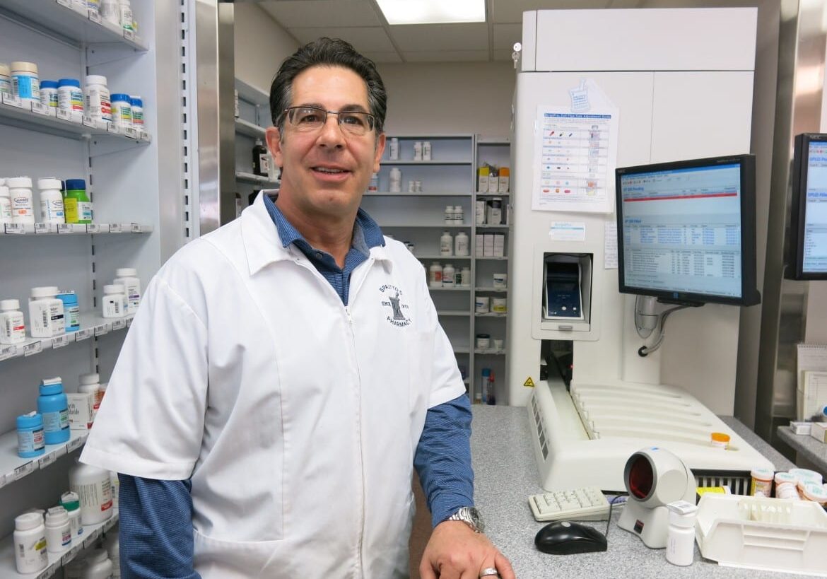 Pharmacist Pete Spalitto favors prescription drug monitoring in Missouri. Credit Alex Smith / KCUR