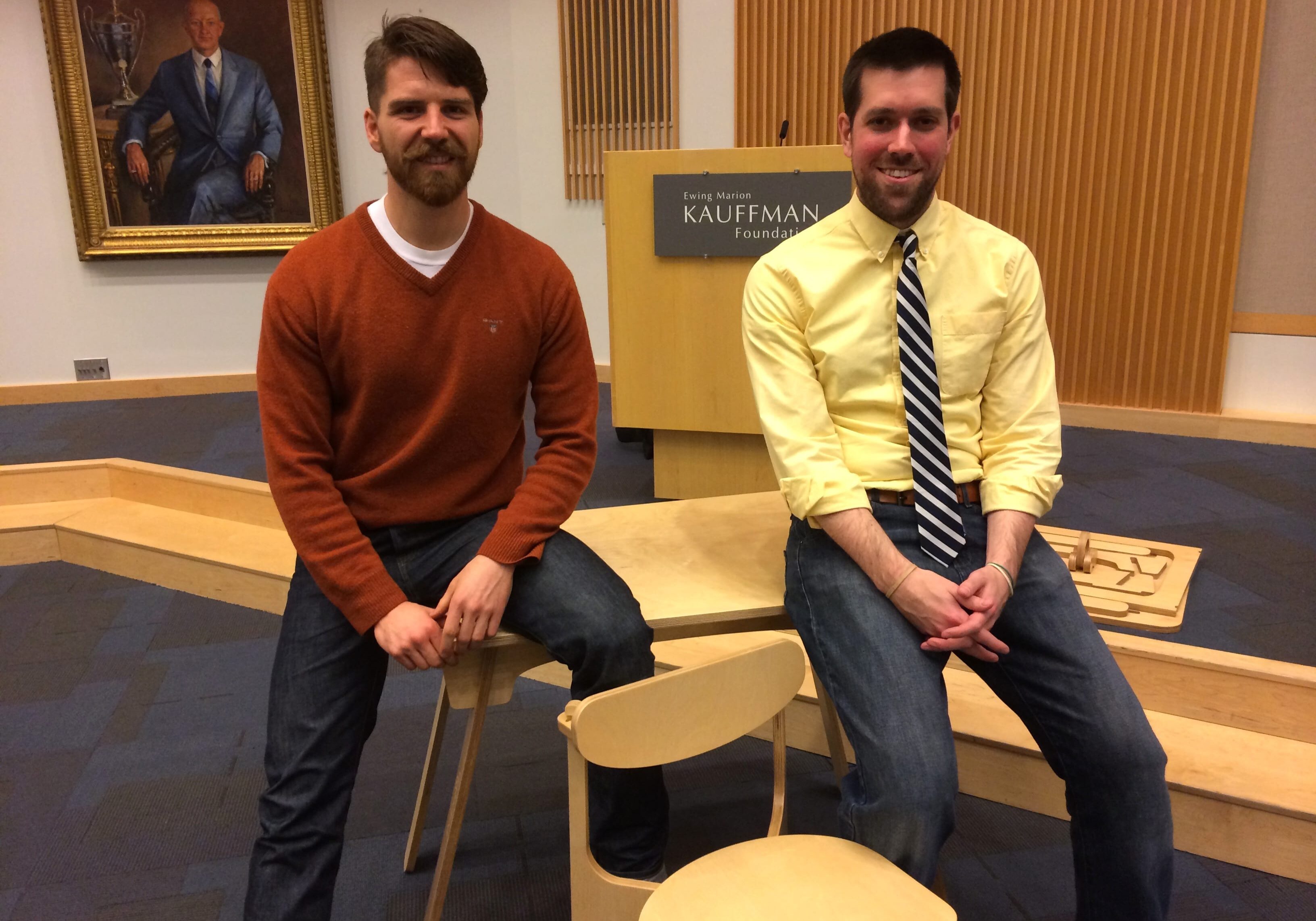 Ian Kuklenski and Doug VanderValk of Unlocked furniture