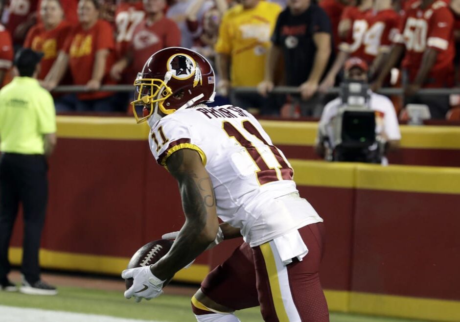Redskin wide receiver Terrell Pryor
