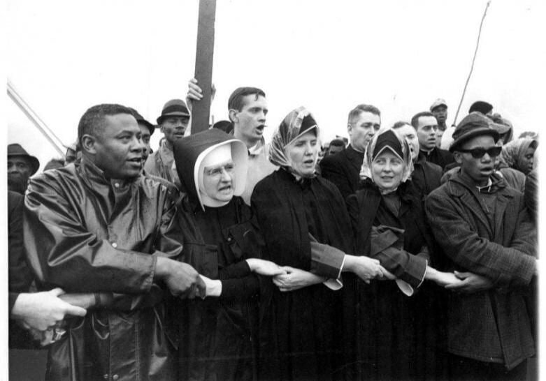 Sister Madeline Dorsey during the march at Selma. (Contributed | Maryknoll Sisters)