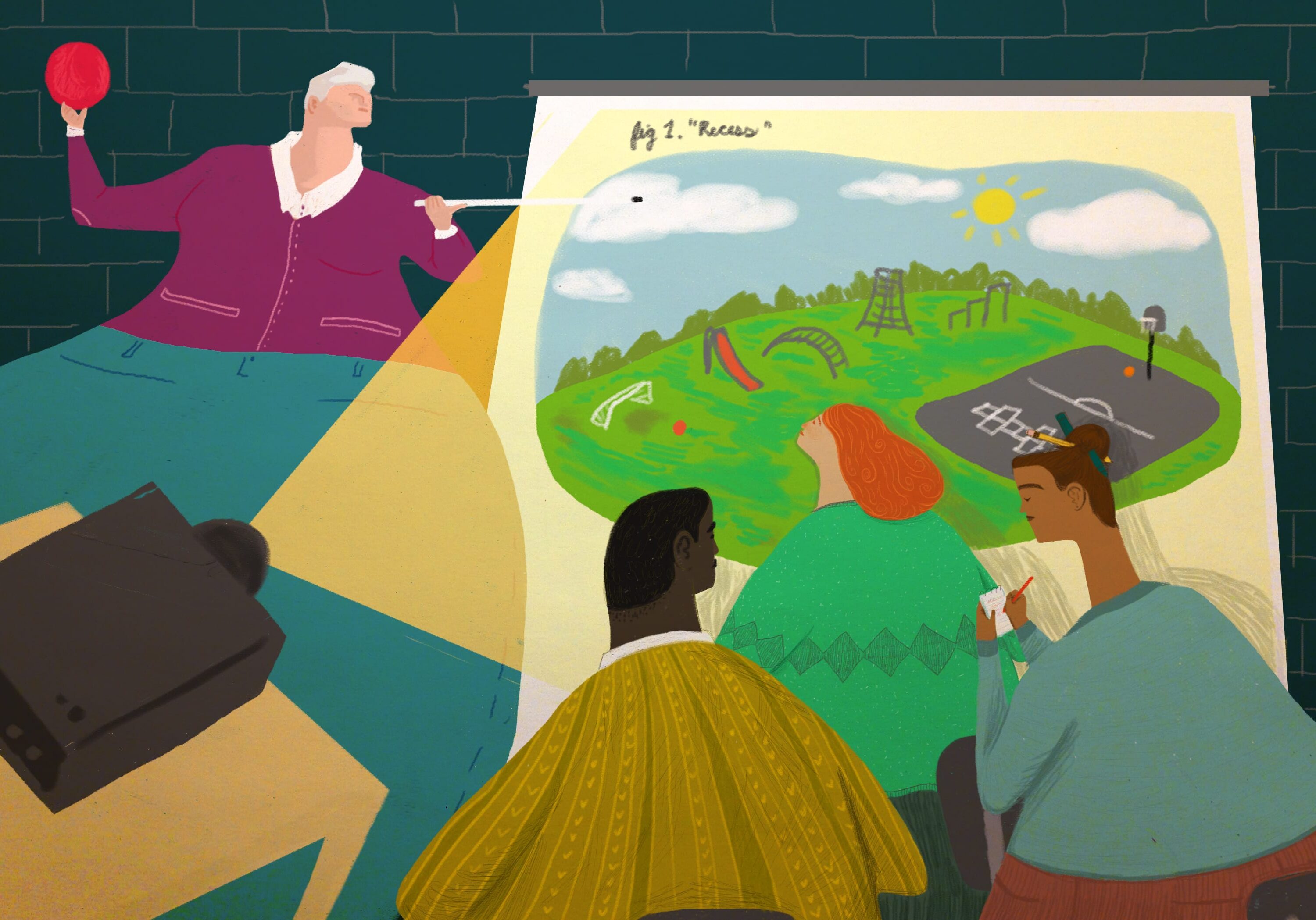 Teachers get caught up to speed on new recess guidelines.