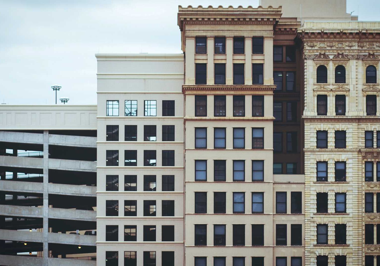 An apartment building