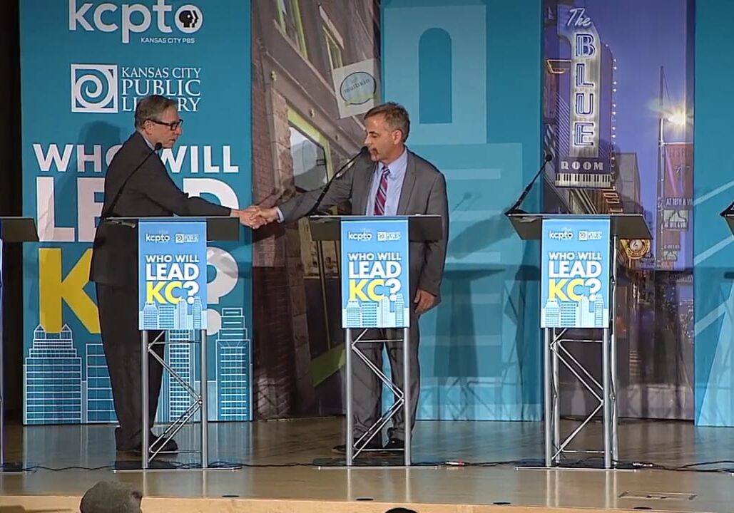 Crosby Kemper greets Henry Klein