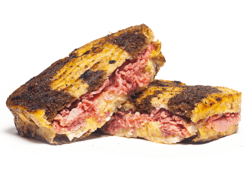 a Reuben sandwich