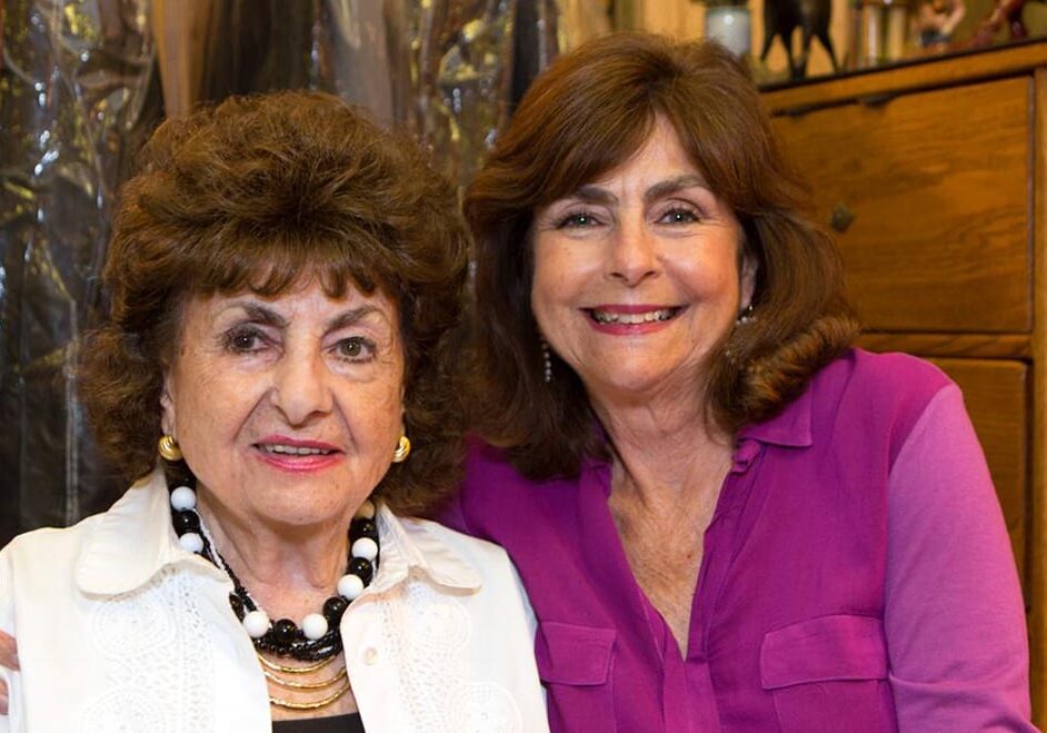 Holocause survivor Sonia Warshawski and Regina Kort
