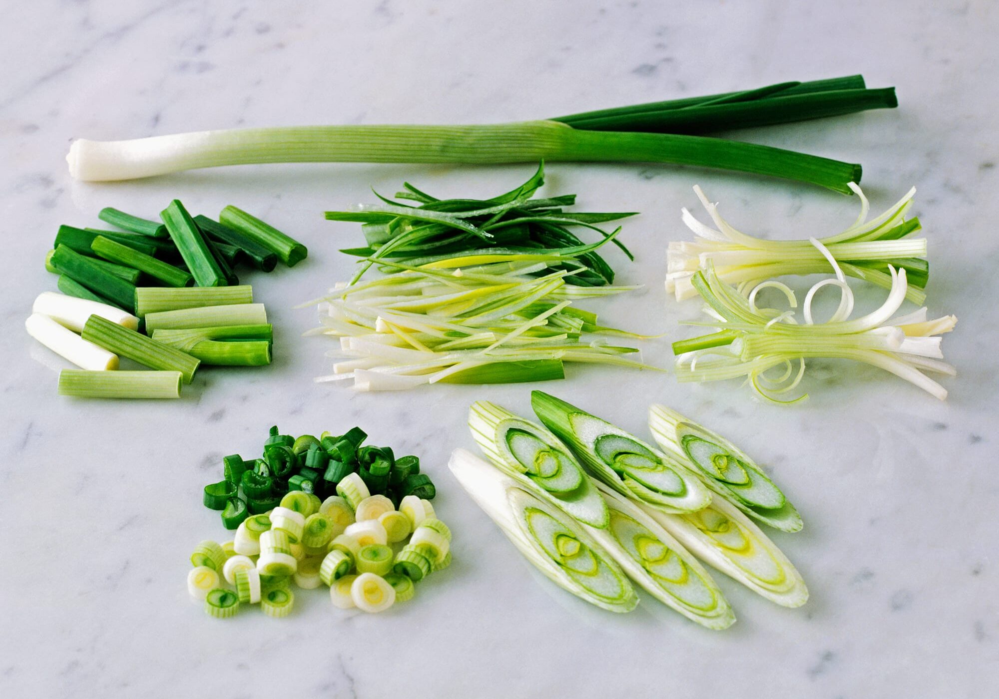 Cut up vegetables