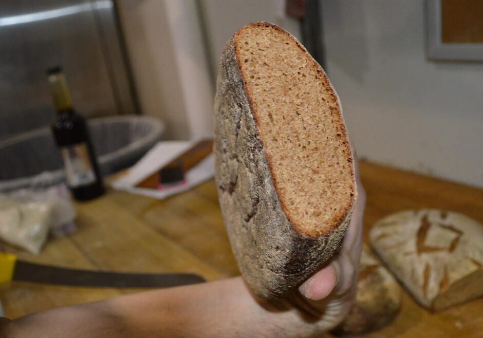 The Marianna Kistler Beach Museum of Art is working with KC artist Sean Starowitz, who often uses bread as a medium for socially-engaged art.