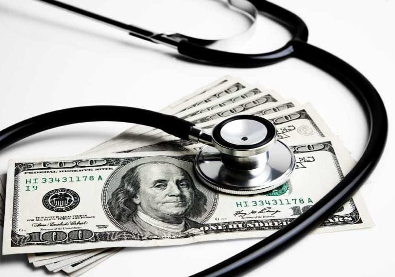 Money and Healthcare. Stock image.