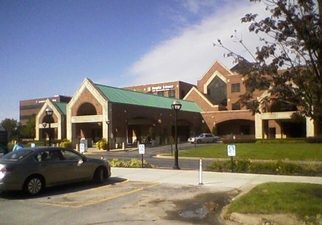 Exterior shot of St. Joseph Medical Center