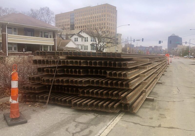 streetcar rails delivery south