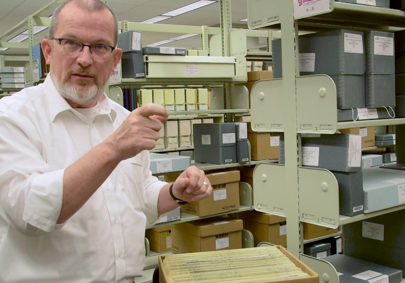 Stuart Hinds, curator of GLAMA