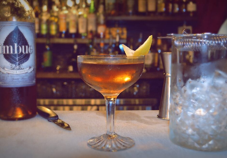 Swordfish Tom's War of The Roses is what owner Jill Cockson calls a "Summer Manhattan."