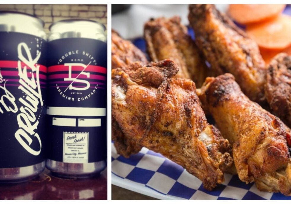 Double Shift has crowlers and Bier Station has a new menu, including chicken wings.