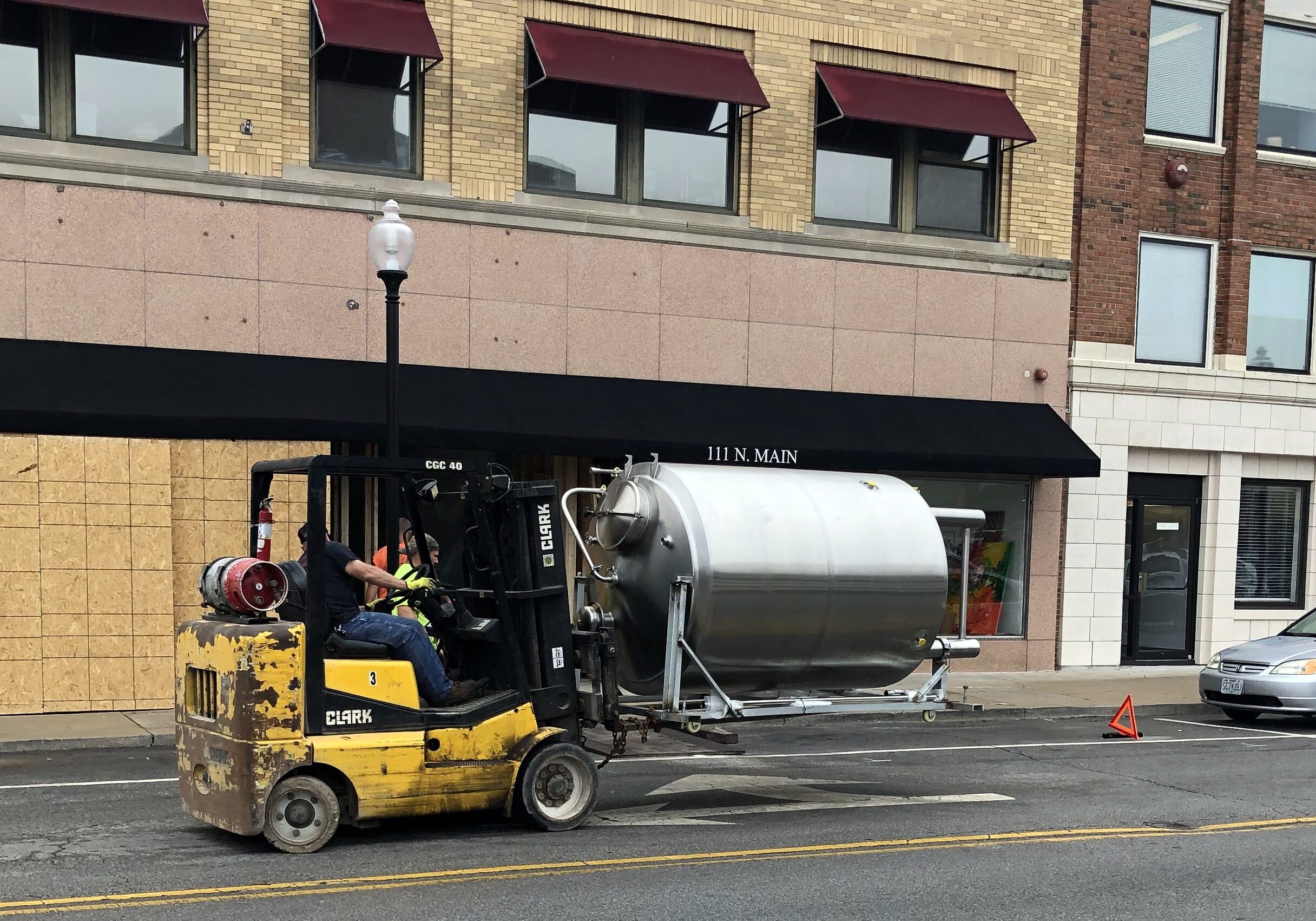 3 Trails Brewing is in the midst of building out its brewery