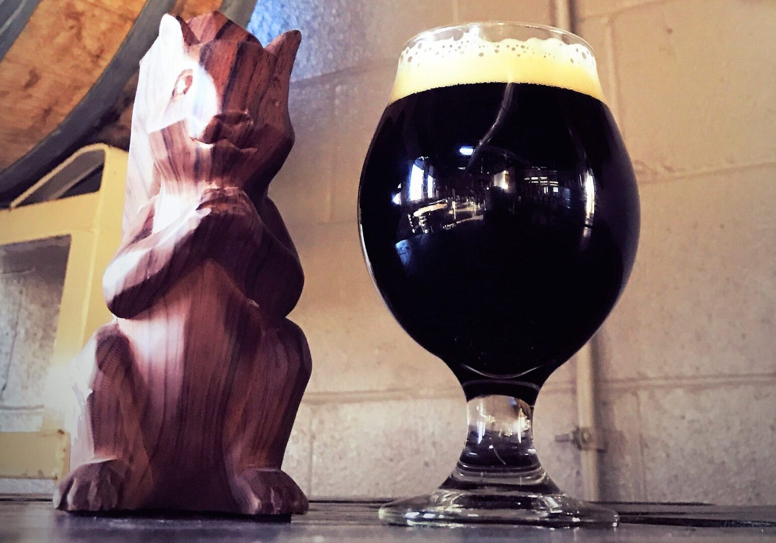 Cinder Block Brewery's Black Squirrel