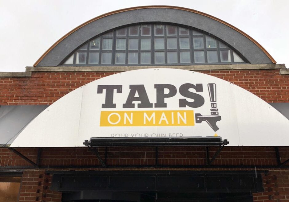 Taps on Main, a self-serve beer bar.
