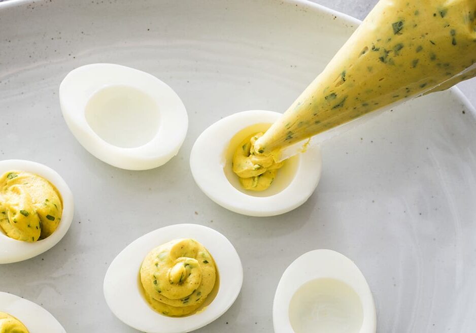 This classic deviled eggs recipe appears in the “The Complete Make-Ahead Cookbook.”