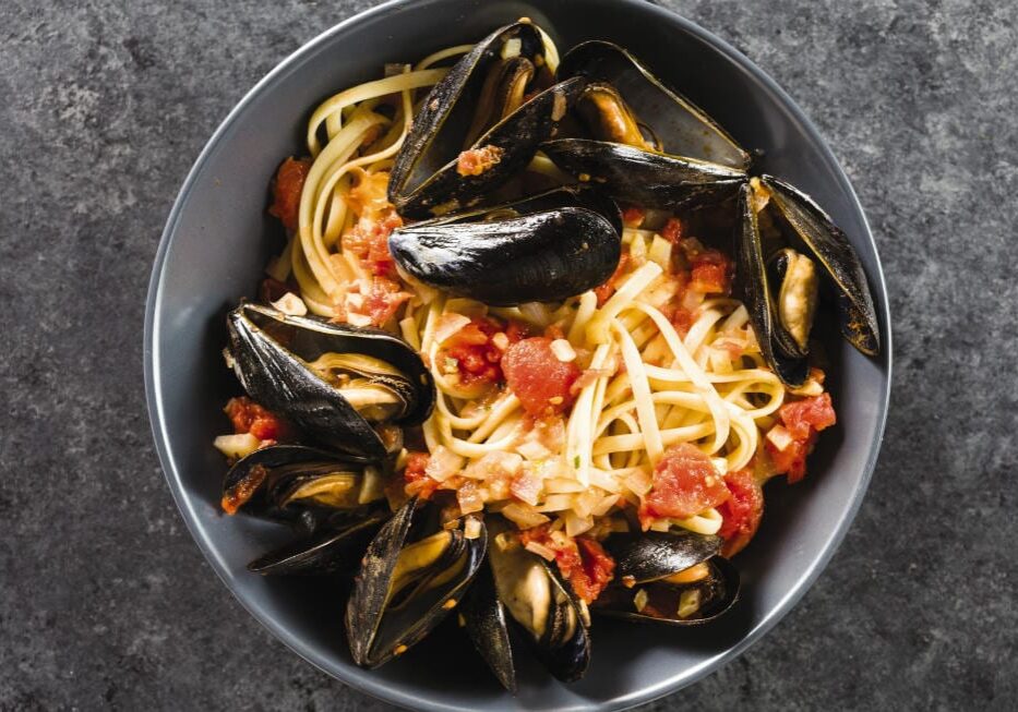 This linguine with mussels and fennel recipe