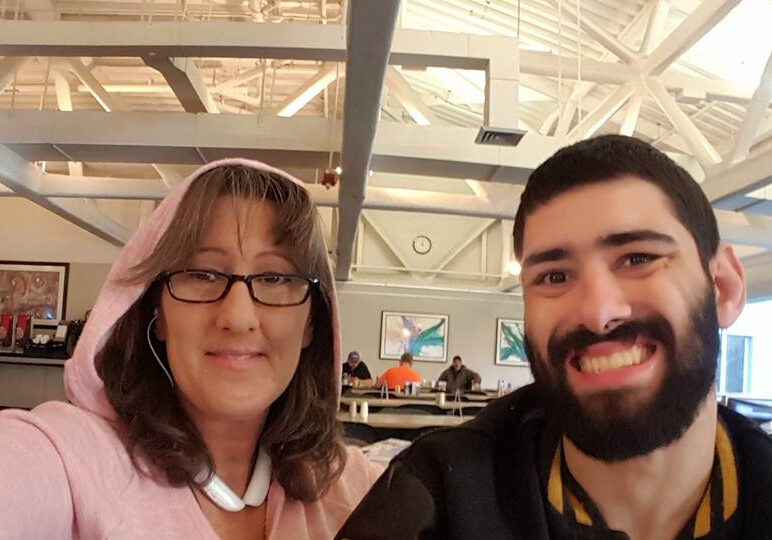 Twila Foley (left) and her son, Christopher Foley. Twila was Christopher's guardian from when he turned 18 to when he was 30, when his father became his guardian. (Photo courtesy of Twila Foley)