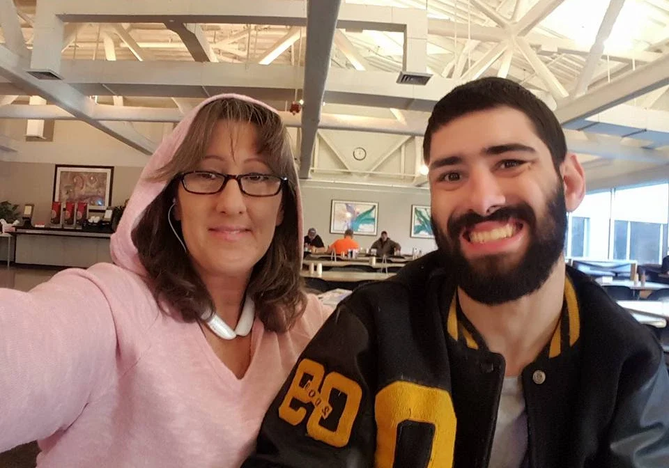 Image Credit: Twila Foley (left) and her son, Christopher Foley. Twila was Christopher's guardian from when he turned 18 to when he was 30, when his father became his guardian. (Photo courtesy of Twila Foley)