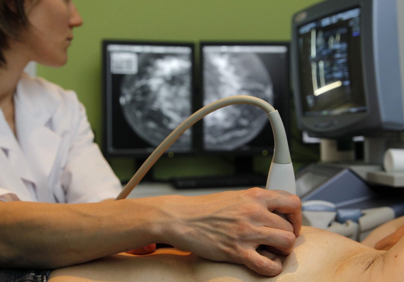 Following up a mammogram with an ultrasound exam can find more cancers. But the additional test can also find more false positives that aren't cancer at all.