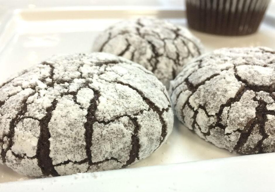 The chocolate crinkles at Emily Kate's Bakery in Prairie Village are completely gluten-free. (Photo: Jonathan Bender | The Recommended Daily)