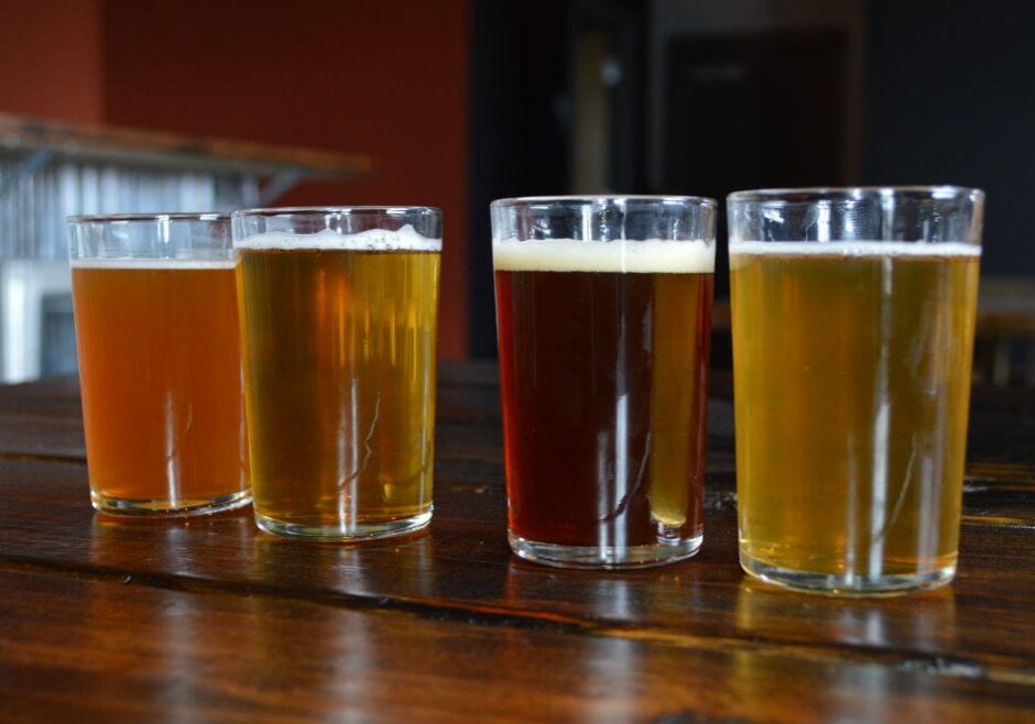 Double Shift Brewing Co. beers.