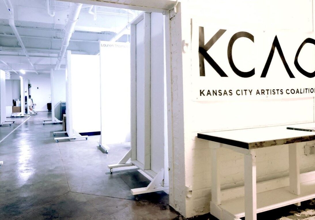 Interior view of the Kansas City Artists Coalition's second artist studio space called Wonder Studios at 2999 Troost Avenue.